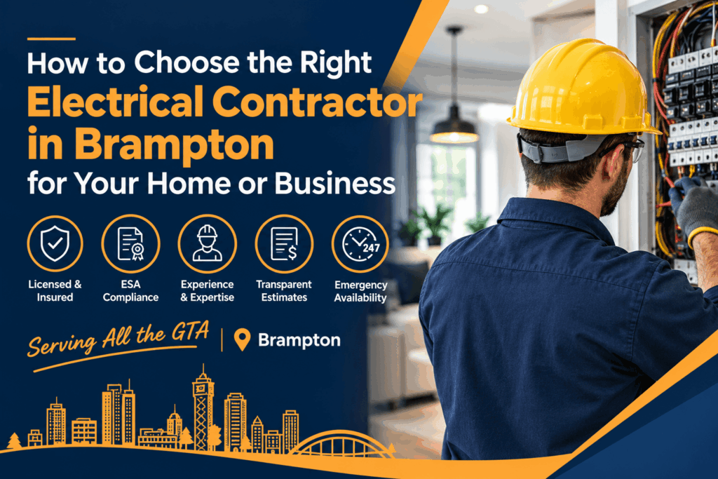 How to Choose the Right Electrical Contractor in Brampton